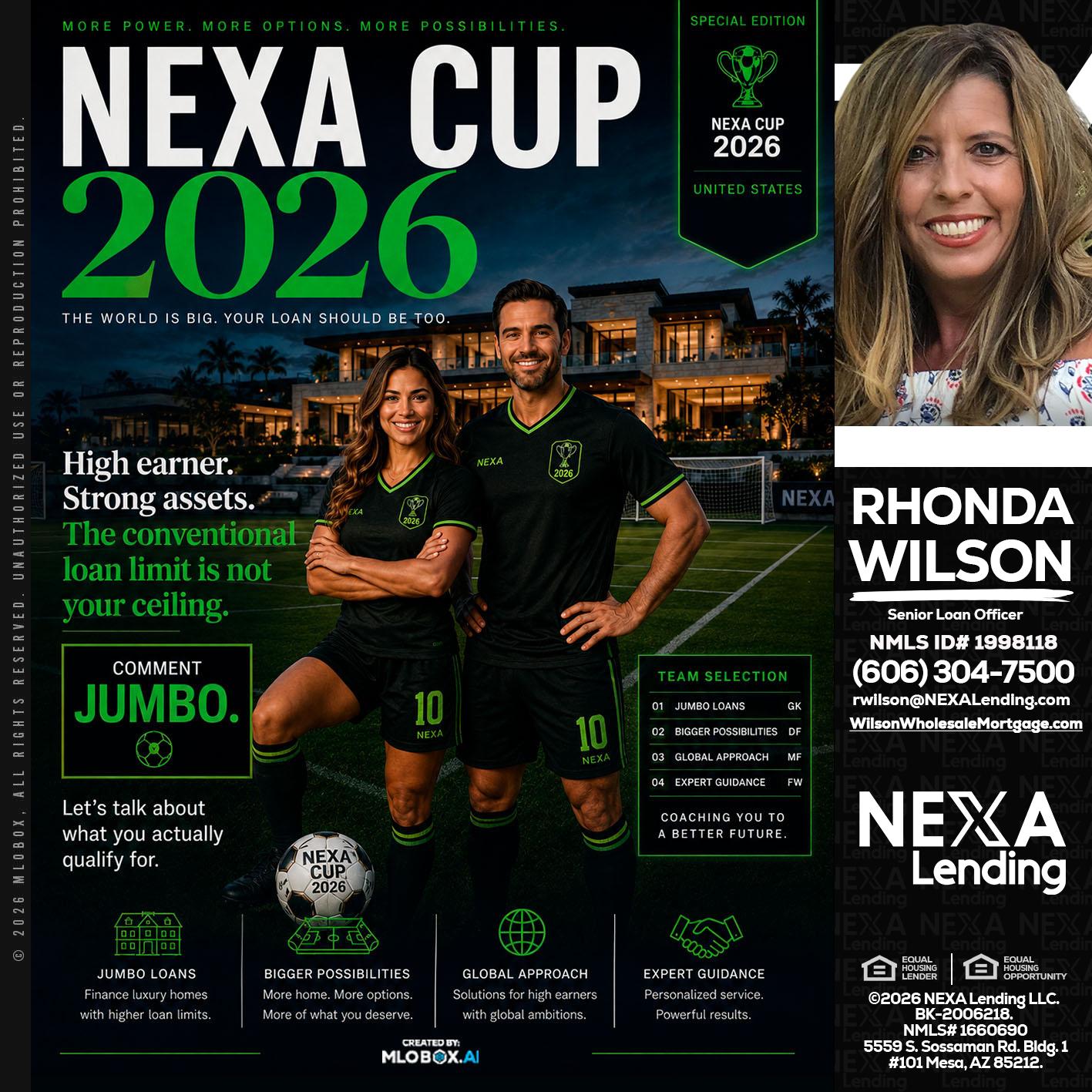 NEXA CUP 2026 - Rhonda Wilson -Senior Loan Officer