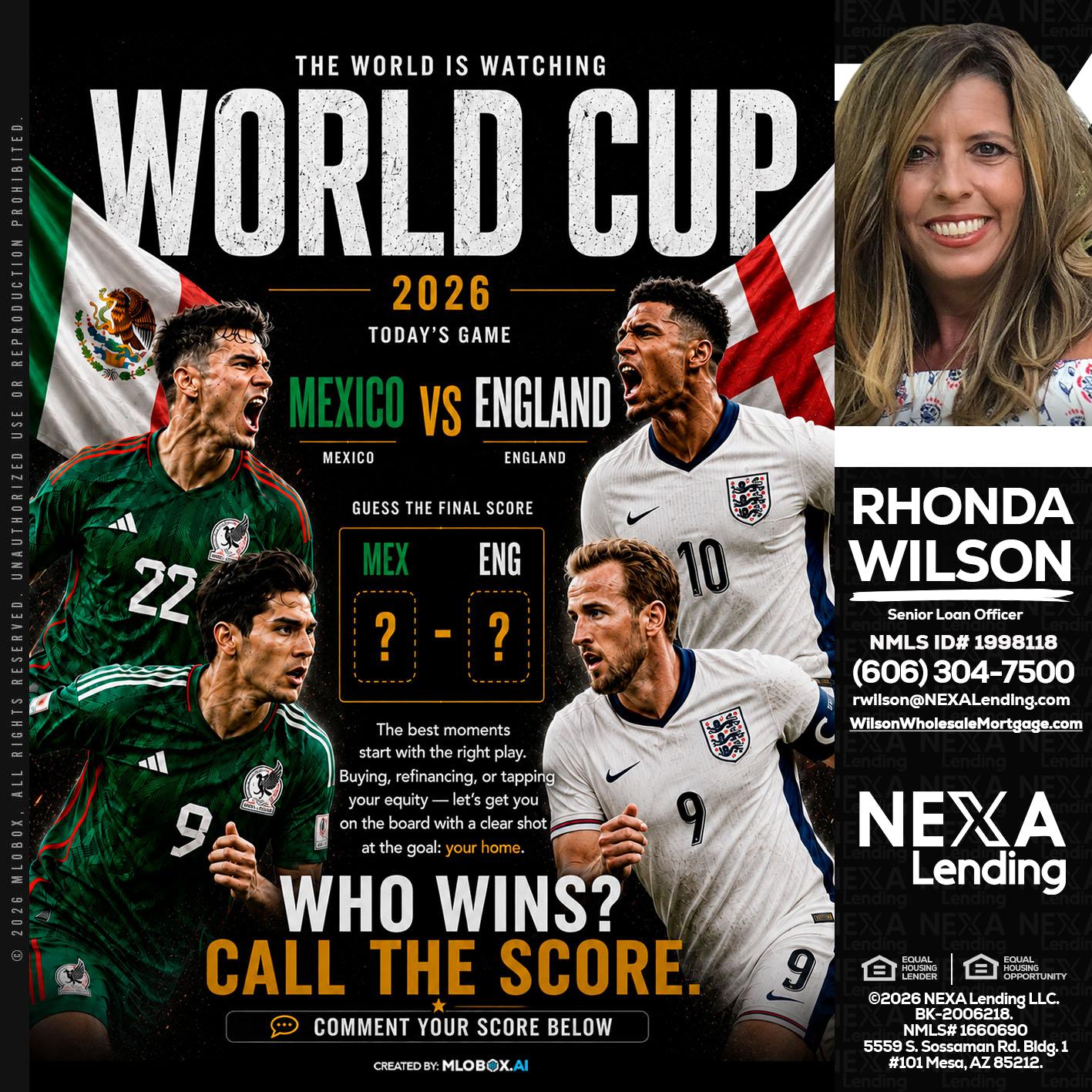 WHO'S WIN - Rhonda Wilson -Senior Loan Officer
