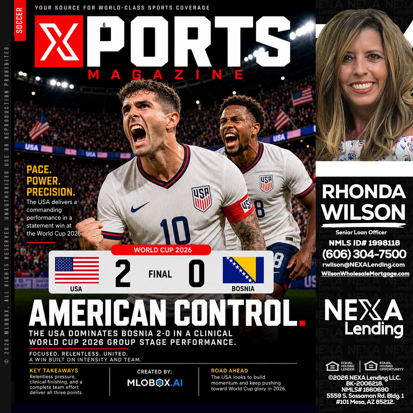AMERICAN CONTROL - Rhonda Wilson -Senior Loan Officer